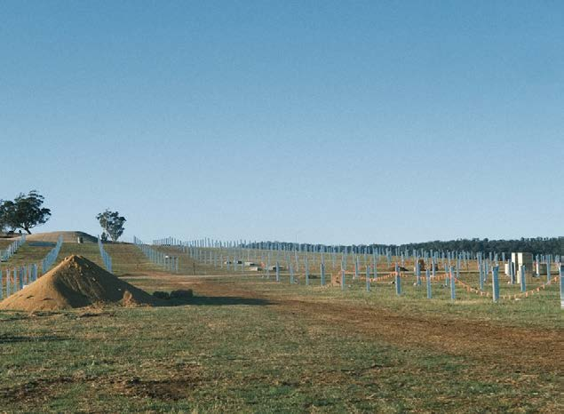 Solar project field